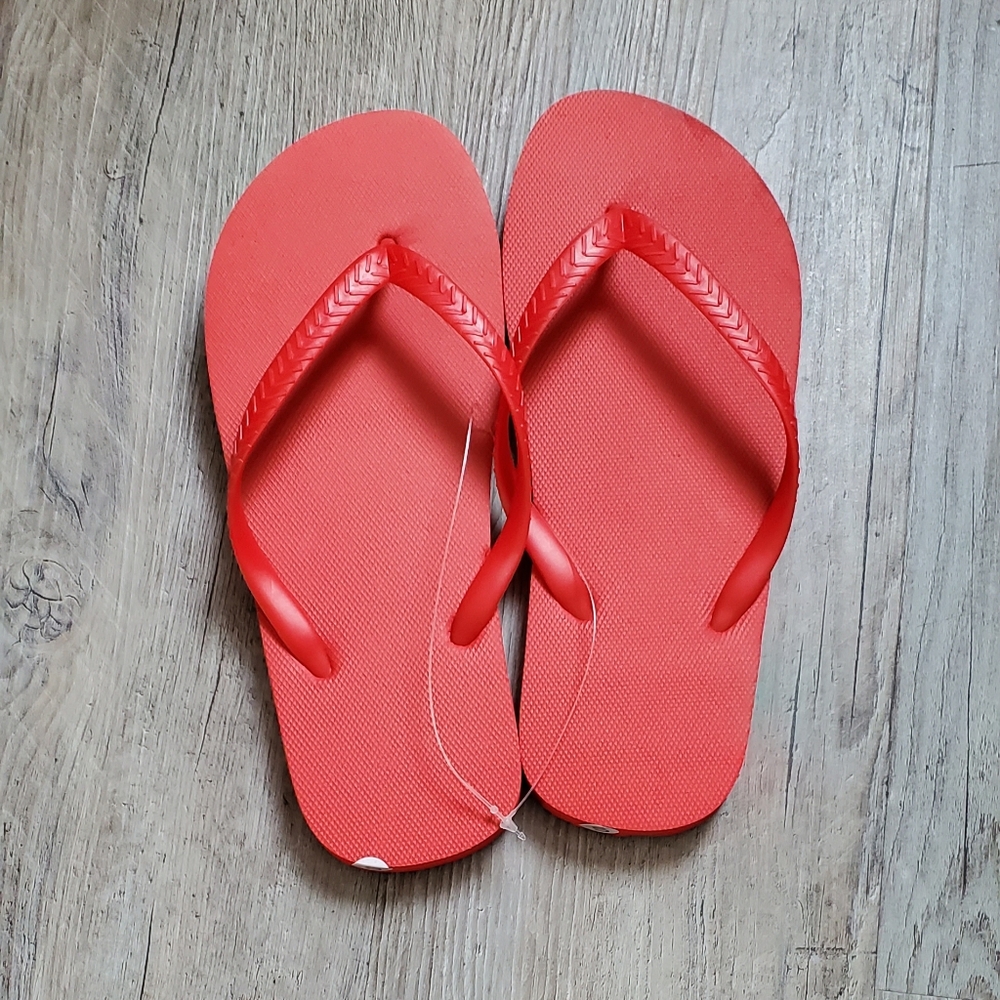 Red Flip Flops - S